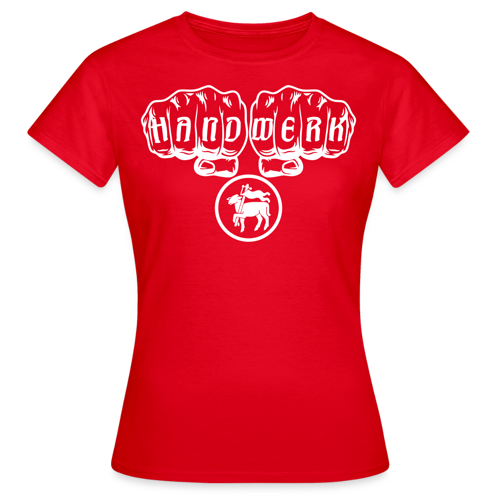 Frauen T-Shirt "Fleischer" Rot Frauen T-Shirt