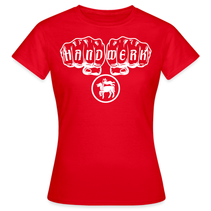 Frauen T-Shirt "Fleischer" Rot Frauen T-Shirt