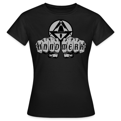 Frauen T-Shirt "Stuckateur" Schwarz Frauen T-Shirt
