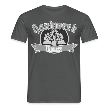 Unisex T-Shirt "Maurer" Anthrazit Männer T-Shirt