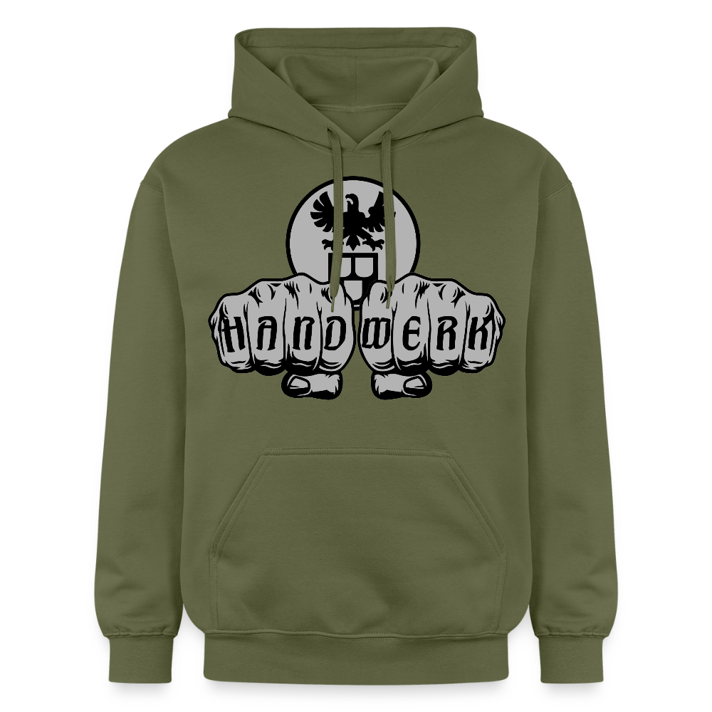 Gildan Unisex Softstyle® "Maler" Militärgrün Gildan Unisex Softstyle® Midweight Hoodie