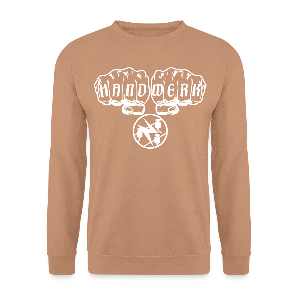 Unisex Pullover "Elektriker" Mocca Unisex Pullover