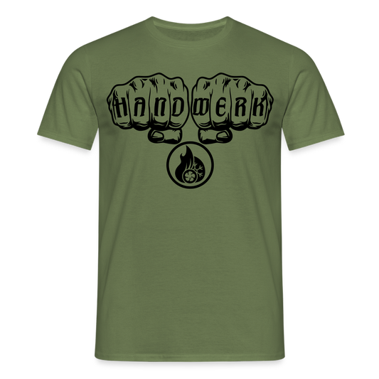 Unisex T-Shirt "Klimatechniker" Militärgrün Männer T-Shirt