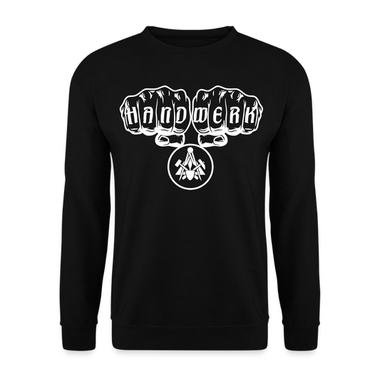 Unisex Pullover "Maurer" - Schwarz