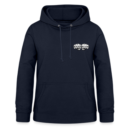 Frauen Hoodie "Metallbauerin" (beidseitig beruckt) - Navy