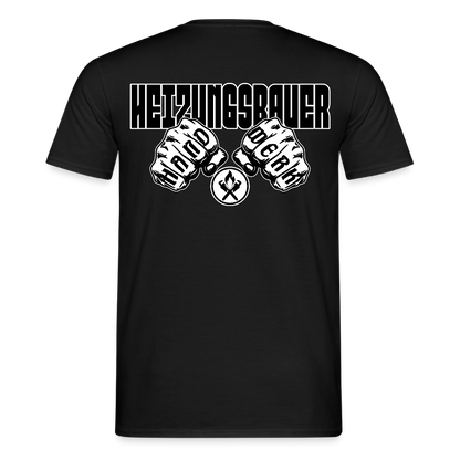 Unisex T-Shirt "Heizungsbauer" Schwarz Männer T-Shirt