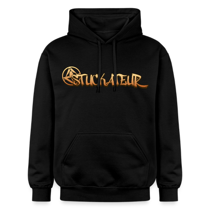 Gildan Unisex Softstyle® "Stuckateur" Schwarz Gildan Unisex Softstyle® Midweight Hoodie
