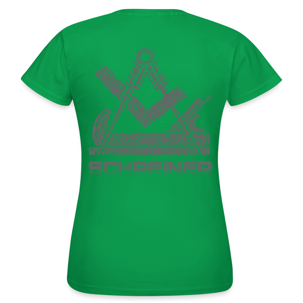Frauen T-Shirt "Schreiner" Kelly Green Frauen T-Shirt