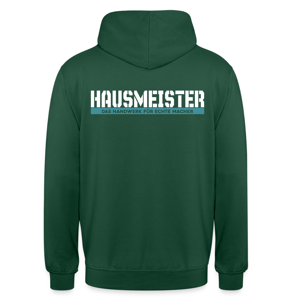 Unisex Hoodie HW-300 | MACHER "Hausmeister" Flaschengrün Unisex Hoodie {{ color }}