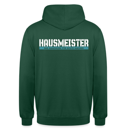 Unisex Hoodie HW-300 | MACHER "Hausmeister" Flaschengrün Unisex Hoodie {{ color }}