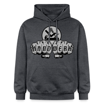 Gildan Unisex Softstyle® "Schreiner/Tischler" Dunkelgrau meliert Gildan Unisex Softstyle® Midweight Hoodie