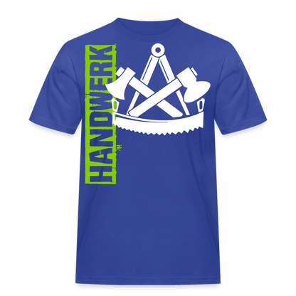 Unisex Workwear T-Shirt "Zimmermann" Royalblau Männer Workwear T-Shirt