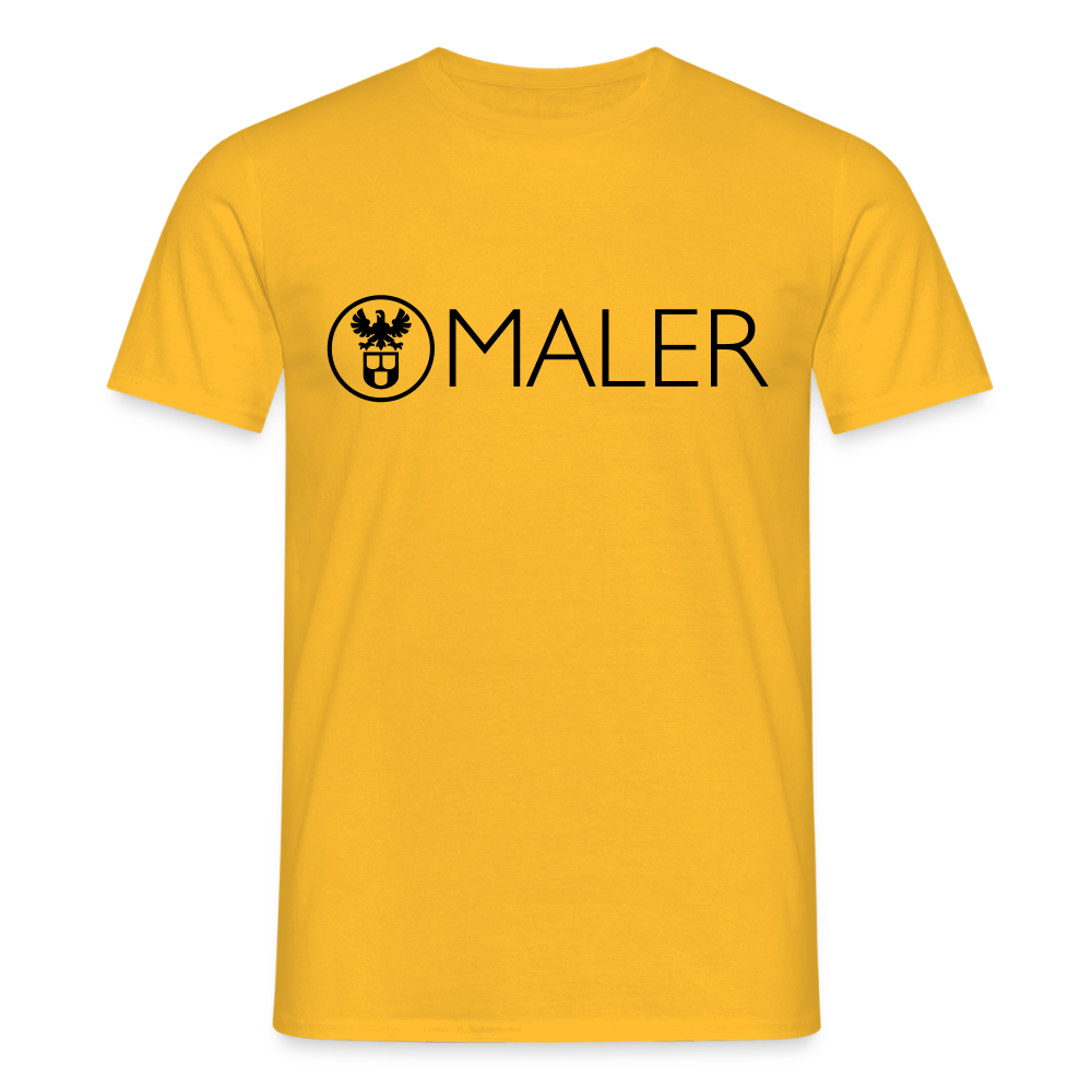 Unisex T-Shirt "Maler" Gelb Männer T-Shirt