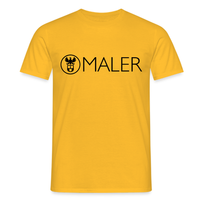 Unisex T-Shirt "Maler" Gelb Männer T-Shirt