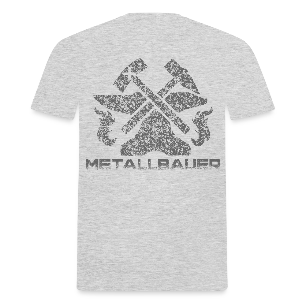 Unisex T-Shirt "Metallbauer" Grau meliert Männer T-Shirt