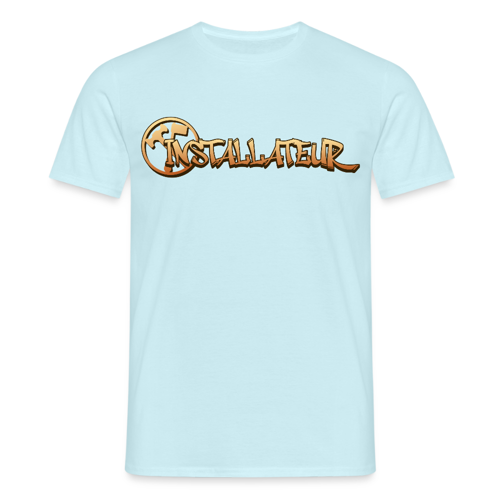 Unisex T-Shirt "Installateur" Sky Männer T-Shirt