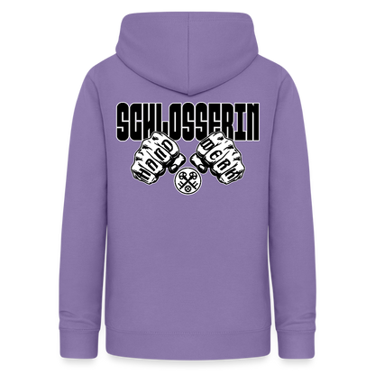 Frauen Hoodie "Schlosserin" (beidseitig beruckt) Lavendel Frauen Hoodie