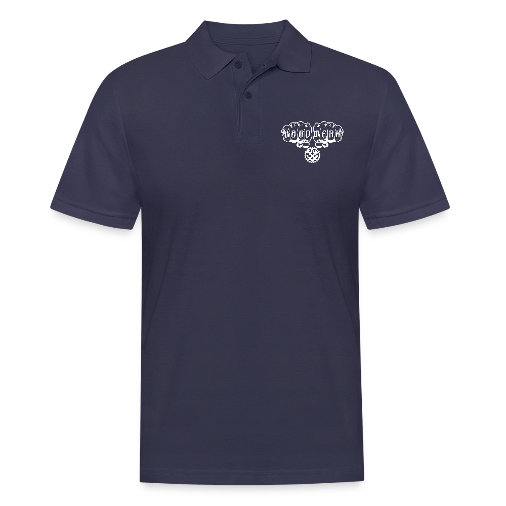 Männer Poloshirt "Mechaniker" Navy Männer Poloshirt