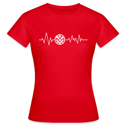 Frauen T-Shirt "Mechaniker" Rot Frauen T-Shirt