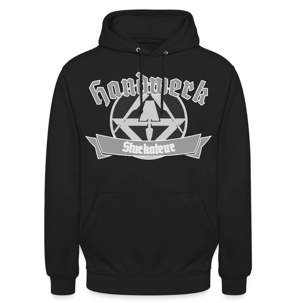 Unisex Hoodie "Stuckateur" Schwarz Unisex Hoodie
