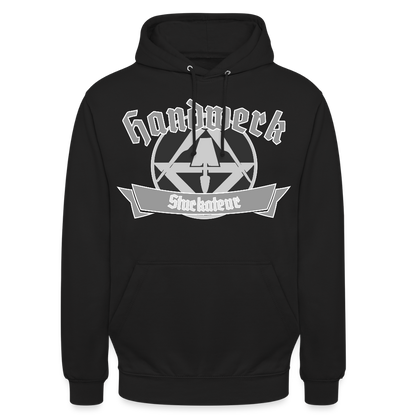 Unisex Hoodie "Stuckateur" Schwarz Unisex Hoodie