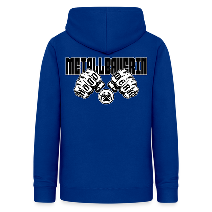 Frauen Hoodie "Metallbauerin" (beidseitig beruckt) Royalblau Frauen Hoodie