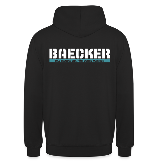 Unisex Hoodie HW-300 | MACHER "Bäcker" Schwarz Unisex Hoodie {{ color }}
