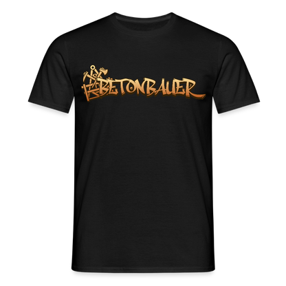 Unisex T-Shirt "Betonbauer" Schwarz Männer T-Shirt