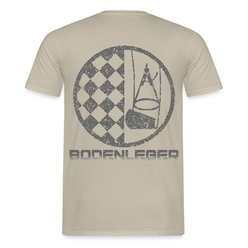 Unisex T-Shirt "Bodenleger" Sandbeige Männer T-Shirt