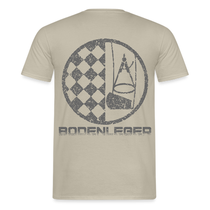 Unisex T-Shirt "Bodenleger" Sandbeige Männer T-Shirt