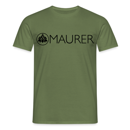 Unisex T-Shirt "Maurer" Militärgrün Männer T-Shirt
