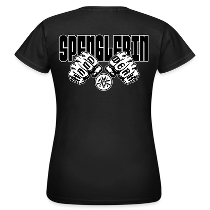 Frauen T-Shirt "Spenglerin" (beidseitig bedruckt) - Schwarz