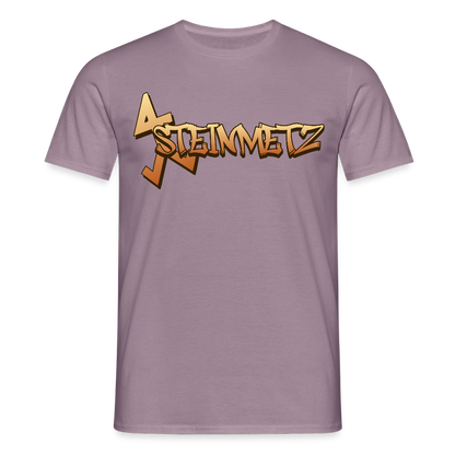 Unisex T-Shirt "Steinmetz" Lilagrau Männer T-Shirt