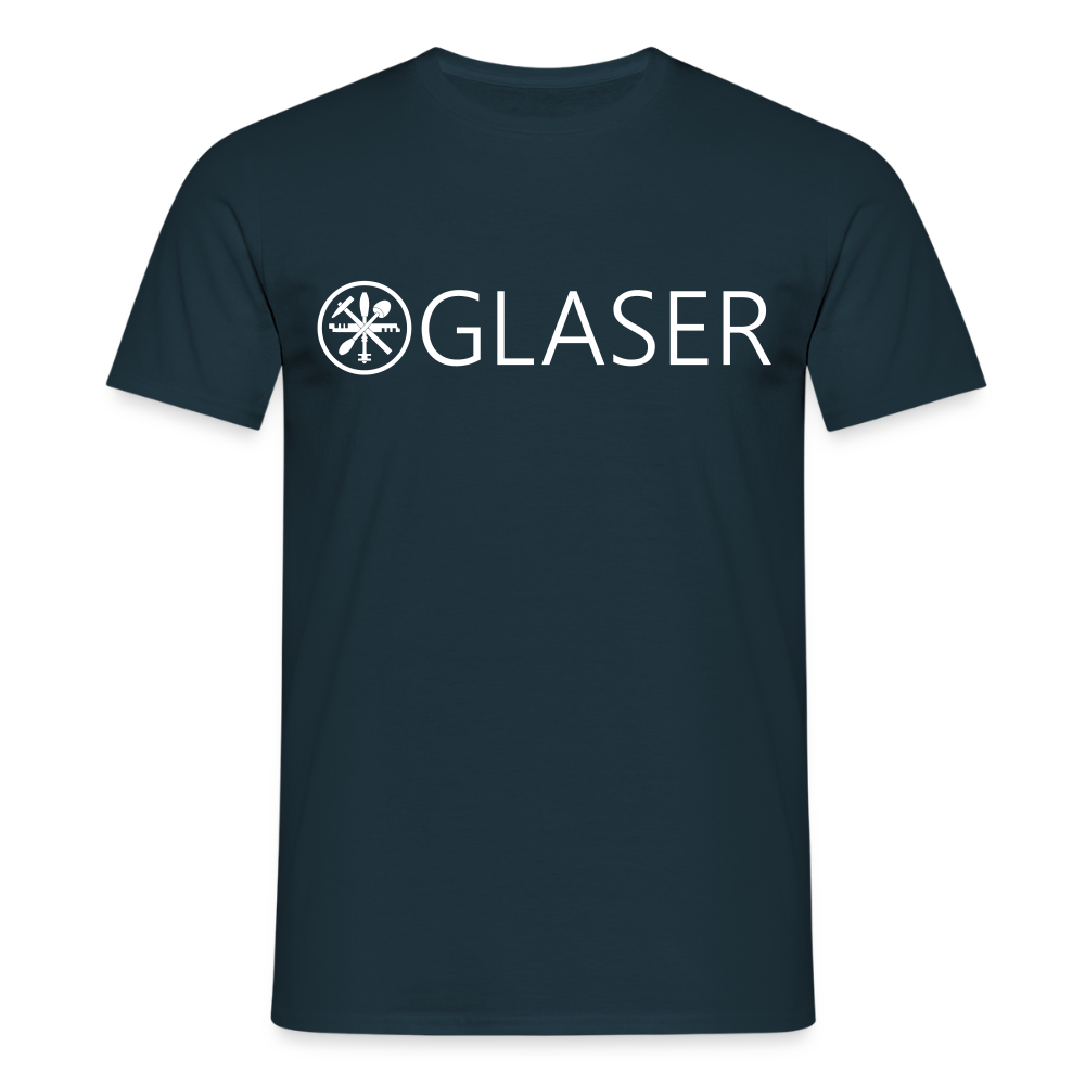 Unisex T-Shirt "Glaser" Navy Männer T-Shirt