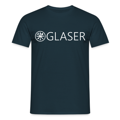 Unisex T-Shirt "Glaser" Navy Männer T-Shirt