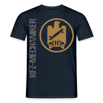Unisex T-Shirt "KFZ-Mechaniker" von Spreadconnect, neues Design, bequemes Männer T-Shirt mit Mechaniker-Motiv, helle Farbgebung