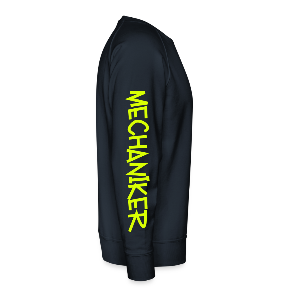 Unisex Premium Pullover "Mechaniker" neongelb Männer Premium Pullover