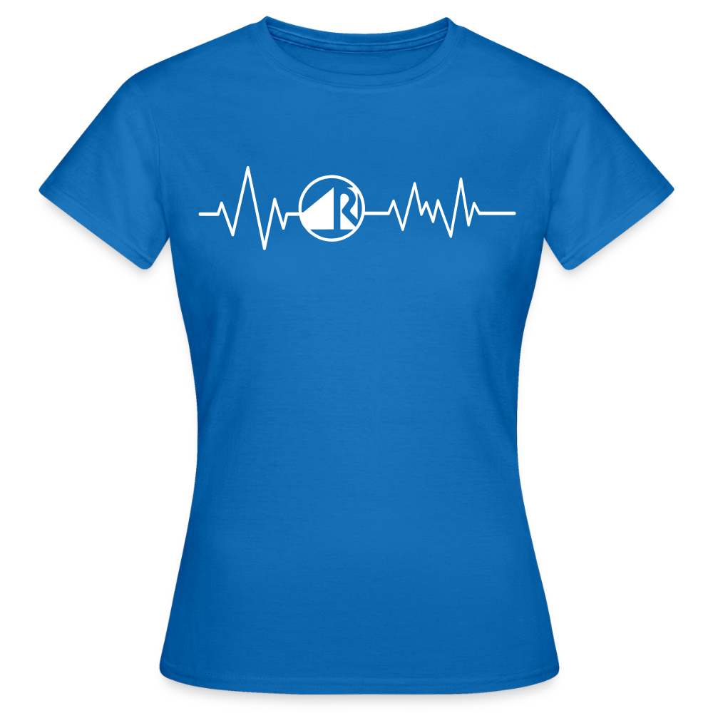 Frauen T-Shirt "Raumausstatter" Royalblau Frauen T-Shirt