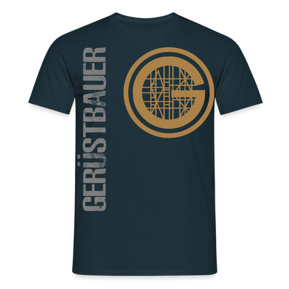 Unisex T-Shirt "Gerüstbauer" Navy Männer T-Shirt