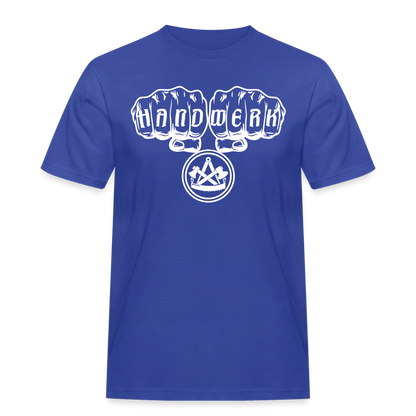 Männer Workwear T-Shirt "Zimmermann" Royalblau Männer Workwear T-Shirt