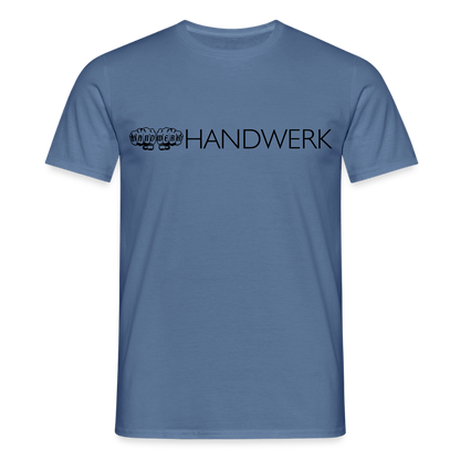 Unisex T-Shirt "Handwerk" Taubenblau Männer T-Shirt