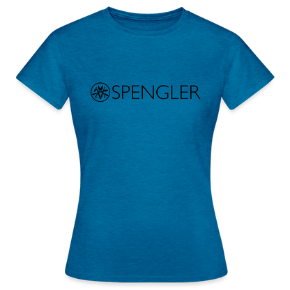 Frauen T-Shirt "Spengler" - Antikblaues Saphir meliert