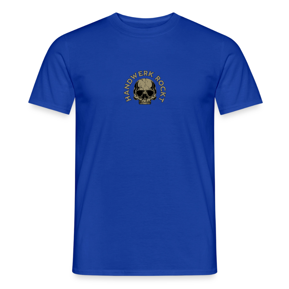 Unisex T-Shirt "Handwerk-Rockt" von Spreadconnect, beidseitig bedruckt, mit handwerklichem Design, Männer T-Shirt, bequem und stilvoll.