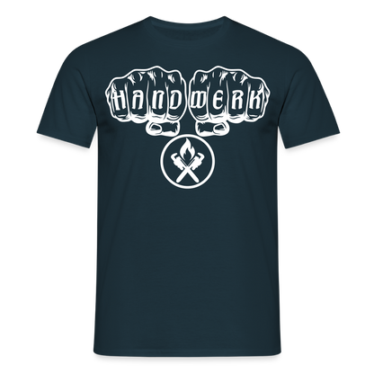Unisex T-Shirt "Heizungsbauer" Navy Männer T-Shirt