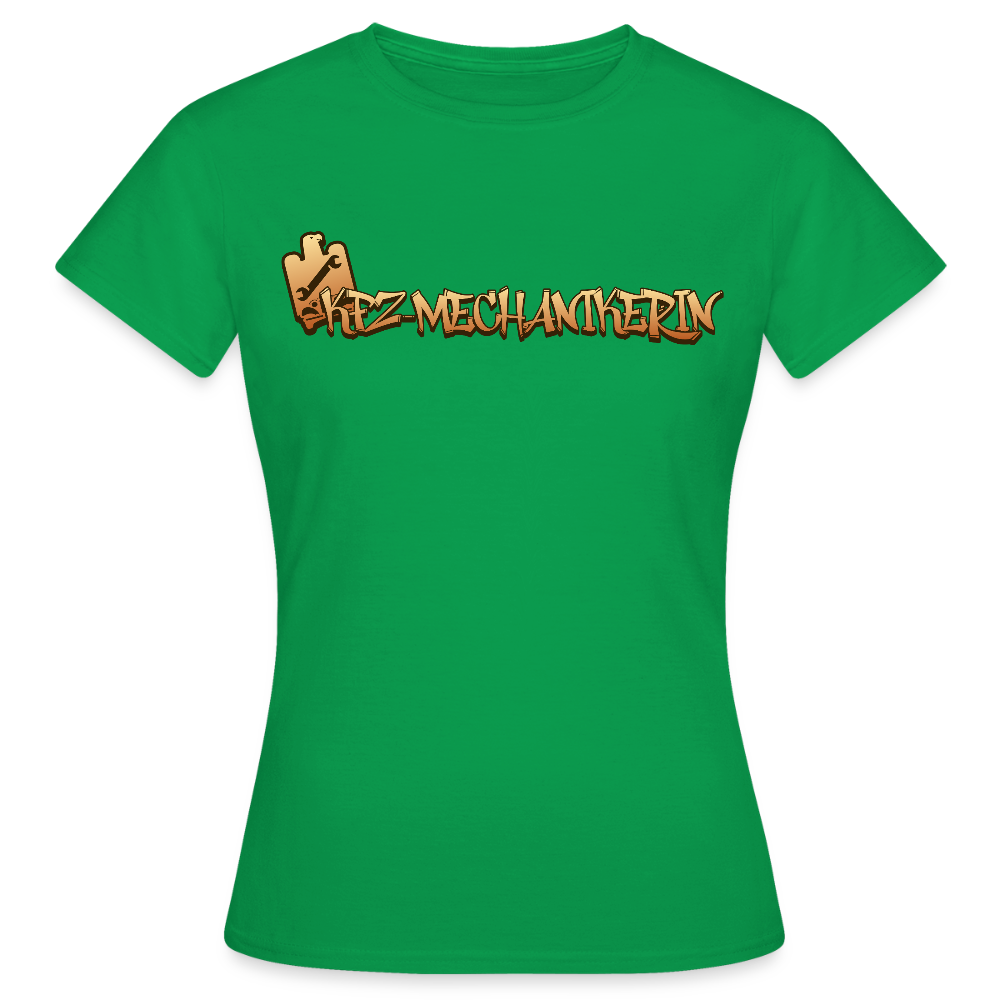 Frauen T-Shirt "KFZ-Mechanikerin" Kelly Green Frauen T-Shirt