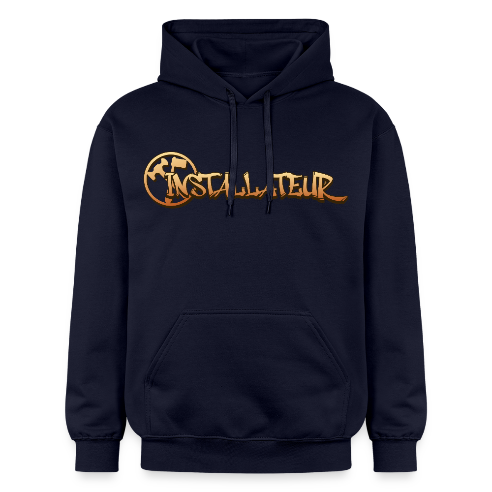 Gildan Unisex Softstyle® "Installateur" Navy Gildan Unisex Softstyle® Midweight Hoodie