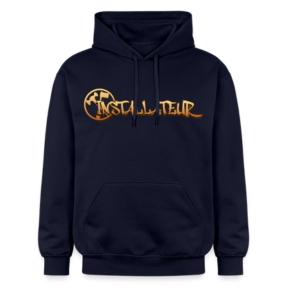 Gildan Unisex Softstyle® "Installateur" Navy Gildan Unisex Softstyle® Midweight Hoodie