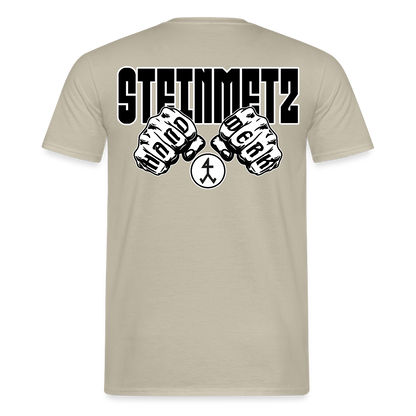 Unisex T-Shirt "Steinmetz" Sandbeige Männer T-Shirt