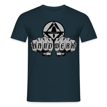 Unisex T-Shirt "Stuckateur" Navy Männer T-Shirt