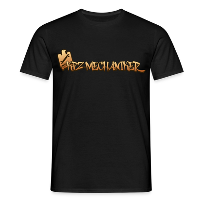 Unisex T-Shirt "KFZ-Mechaniker" Schwarz Männer T-Shirt